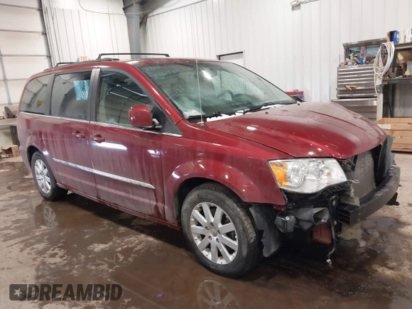 2015 Chrysler Town & Country Touring with VIN 2C4RC1BG1FR717939, listed as a IAAI auction lot 41667583 with 1 mi miles. Bid and sale history available at carsss.com. Image 1.