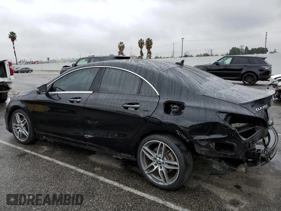 2018 Mercedes-Benz CLA with VIN WDDSJ4EB7JN669528, listed as a Copart auction lot 69177812 with 47,397 mi miles. Bid and sale history available at carsss.com. Image 2.