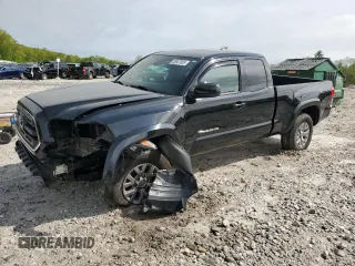 2018 Toyota Tacoma SR5 z VIN 5TFSZ5AN4JX144066, wystawiony jako Copart lot #56907855 z przebiegiem 66 025 mil mil oraz Szkoda całkowita • Salvage title. Historia ofert i sprzedaży dostępna na DreamBid. Obrazek 1.