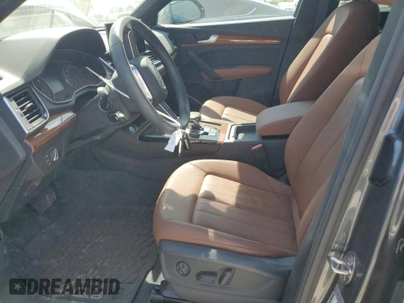 2022 Audi Q5 S line Premium z VIN WA1GAAFY3N2071116, wystawiony jako Copart lot #57175025 z przebiegiem 25 117 mil mil oraz Szkoda całkowita • Salvage title. Historia ofert i sprzedaży dostępna na DreamBid. Obrazek 7.