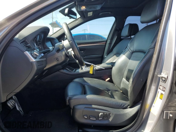 2015 BMW 5 Series 535i with VIN WBA5B1C5XFD918804, listed as a Copart auction lot 49119655 with 44,328 mi miles and Salvage Title. Bid and sale history available at carsss.com. Image 7.