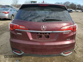 2016 Acura RDX with VIN 5J8TB4H34GL007458, listed as a Copart auction lot 47103335 with 97,484 mi miles and Salvage Title. Bid and sale history available at carsss.com. Image 6.