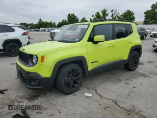 2017 Jeep Renegade Altitude with VIN ZACCJABB9HPF62841, listed as a Copart auction lot 59734635 with 41,334 mi miles and Salvage title. Bid and sale history available at DreamBid. Image 1.