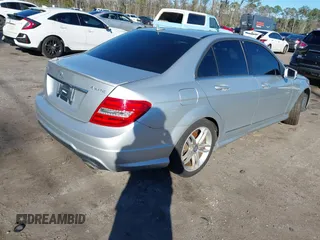 2013 Mercedes-Benz C 300 Sport with VIN WDDGF8AB2DG129176, listed as a IAAI auction lot 41354986 with 109,453 mi miles and . Bid and sale history available at carsss.com. Image 4.
