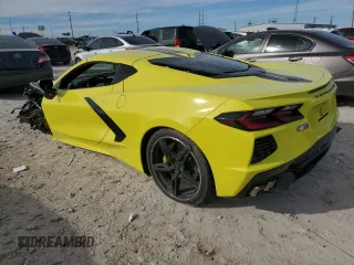 2021 Chevrolet Corvette 3LT with VIN 1G1YC2D4XM5105231, listed as a Copart auction lot 81919184 with 11,529 mi miles and Salvage Title. Bid and sale history available at carsss.com. Image 2.