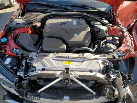 2024 BMW 3 Series 330e with VIN 3MW39FF01R8E69305, listed as a Copart auction lot 79767904 with 2,386 mi miles and Salvage Title. Bid and sale history available at carsss.com. Image 11.