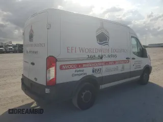2015 Ford Transit with VIN 1FTNE1CM1FKA93295, listed as a Copart auction lot 43720435 with 72,921 mi miles and Salvage Title. Bid and sale history available at DreamBid. Image 3.