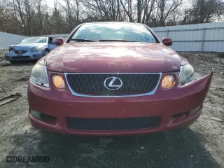 2006 Lexus GS 300 with VIN JTHCH96S060016337, listed as a Copart auction lot 42965415 with 135,563 mi miles and Salvage Title. Bid and sale history available at carsss.com. Image 5.