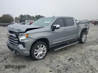 2024 Chevrolet Silverado 1500 High Country with VIN 1GCUDJEL1RZ153431, listed as a Copart auction lot 77750034 with Not Provided miles and Salvage Title. Bid and sale history available at DreamBid. Image 1.