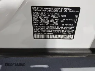 2024 Volkswagen Atlas SE with VIN 1V2WR2CA0RC536554, listed as a Copart auction lot 61272315 with 41,506 mi miles and Clean title. Bid and sale history available at DreamBid. Image 14.