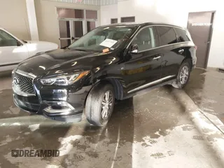 2020 Infiniti QX60 Pure with VIN 5N1DL0MN3LC533814, listed as a IAAI auction lot 41077349 with 79,377 mi miles and . Bid and sale history available at DreamBid. Image 2.
