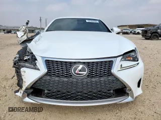 2015 Lexus RC 350 F Sport with VIN JTHHE5BC8F5002355, listed as a Copart auction lot 56369295 with 72,620 mi miles and Salvage title. Bid and sale history available at DreamBid. Image 5.