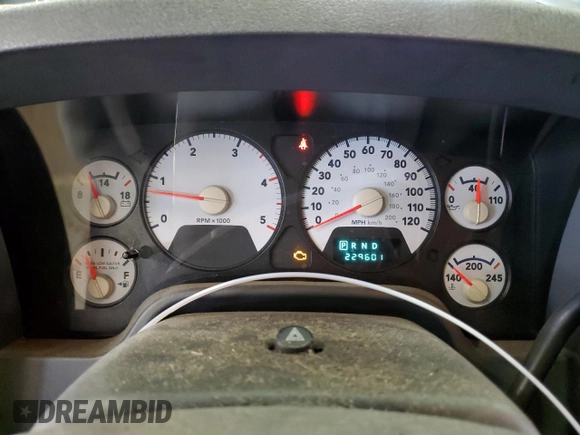 2007 Dodge 2500 Laramie with VIN 1D7KS28A57J606920, listed as a Copart auction lot 51732225 with 229,601 mi miles and Clean title. Bid and sale history available at DreamBid. Image 9.