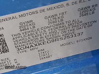 2024 Chevrolet Equinox LT with VIN 3GNAXKEG9RS253137, listed as a IAAI auction lot 42382293 with 4,824 mi miles and . Bid and sale history available at DreamBid. Image 9.
