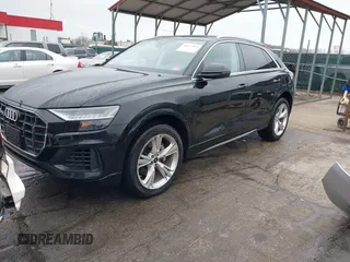 2023 Audi Q8 Premium with VIN WA1AVBF19PD019841, listed as a IAAI auction lot 40827495 with 29,033 mi miles and . Bid and sale history available at DreamBid. Image 18.