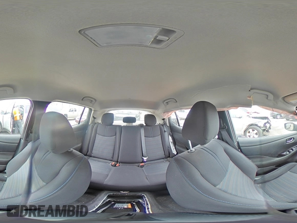 2022 Nissan LEAF SV Plus with VIN 1N4BZ1CV7NC562646, listed as a Copart auction lot 80796494 with 45,477 mi miles and Salvage Title. Bid and sale history available at DreamBid. Image 14.