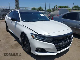 2021 Honda Accord Sport with VIN 1HGCV1F33MA047000, listed as a IAAI auction lot 42386286 with 67,436 mi miles and . Bid and sale history available at DreamBid. Image 1.