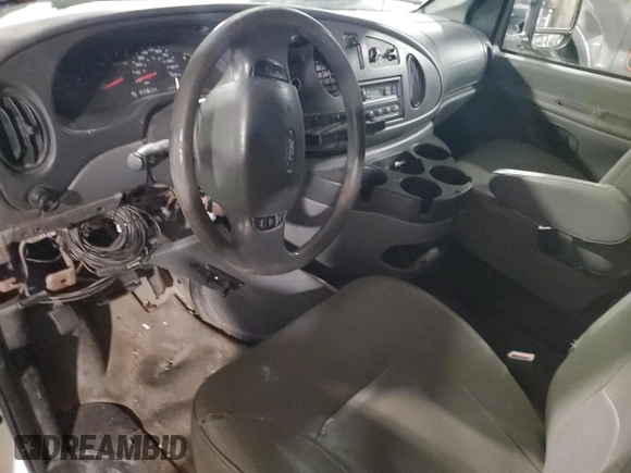 2008 Ford Econoline Cargo Commercial with VIN 1FTSE34P68DB37208, listed as a Copart auction lot 67356624 with Not provided miles and Salvage title. Bid and sale history available at DreamBid. Image 8.