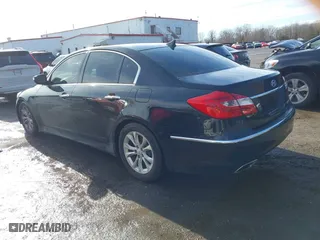 2012 Hyundai Genesis 3.8L with VIN KMHGC4DD9CU167203, listed as a IAAI auction lot 41557600 with 168,661 mi miles. Bid and sale history available at carsss.com. Image 3.