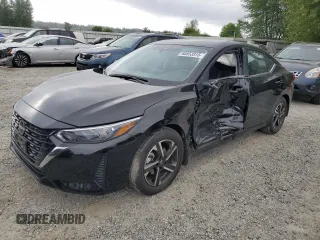 2024 Nissan Sentra SV z VIN 3N1AB8CVXRY242854, wystawiony jako Copart lot #60853315 z przebiegiem 5 818 mil mil oraz Szkoda całkowita • Salvage title. Historia ofert i sprzedaży dostępna na DreamBid. Obrazek 1.