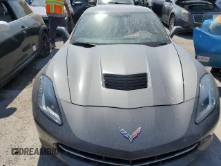 2015 Chevrolet Corvette Z51 3LT with VIN 1G1YM2D79F5107403, listed as a Copart auction lot 76190254 with 0 mi miles and Salvage Title. Bid and sale history available at carsss.com. Image 5.