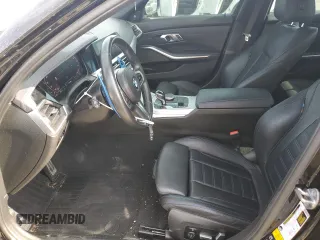 2021 BMW 3 Series M340i xDrive with VIN 3MW5U9J02M8C14378, listed as a Copart auction lot 48590905 with 29,848 mi miles and Salvage Title. Bid and sale history available at carsss.com. Image 7.