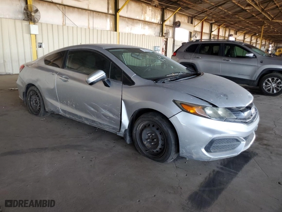 2014 Honda Civic Coupe LX with VIN 2HGFG3B5XEH520775, listed as a Copart auction lot 78014564 with 0 mi miles and Clean Title. Bid and sale history available at carsss.com. Image 4.