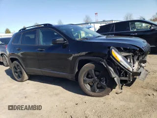 2017 Jeep Cherokee Sport with VIN 1C4PJMAB1HW648071, listed as a Copart auction lot 48479765 with 89,337 mi miles and Salvage Title. Bid and sale history available at carsss.com. Image 4.