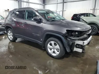 2020 Jeep Compass Latitude с VIN 3C4NJDBB7LT149974, выставлен на аукционе Copart как лот 56726245 с пробегом 63 400 миль миль и Списание • Salvage title. История ставок и продаж доступна на DreamBid. Изображение 4.