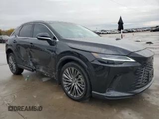 2024 Lexus RX with VIN 2T2BAMBA4RC030832, listed as a Copart auction lot 84024924 with 12,605 mi miles and Salvage Title. Bid and sale history available at carsss.com. Image 4.