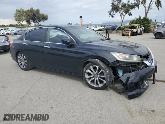 2014 Honda Accord Sedan Sport with VIN 1HGCR2F56EA145757, listed as a Copart auction lot 51006145 with 159,799 mi miles and Salvage Title. Bid and sale history available at carsss.com. Image 4.
