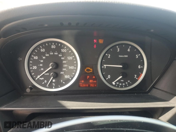 2004 BMW 5 Series 530i with VIN WBANA73564B800442, listed as a Copart auction lot 60281575 with 152,888 mi miles and Clean title. Bid and sale history available at DreamBid. Image 9.