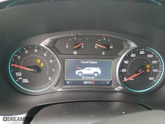 2023 Chevrolet Traverse RS with VIN 1GNEVJKW8PJ235059, listed as a Copart auction lot 44896475 with 38,741 mi miles and Salvage Title. Bid and sale history available at carsss.com. Image 9.