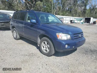 2007 Toyota Highlander with VIN JTEGD21A170160223, listed as a Copart auction lot 45591605 with 157,462 mi miles and Salvage Title. Bid and sale history available at carsss.com. Image 4.