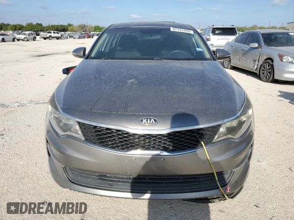 2016 Kia Optima LX with VIN 5XXGT4L39GG020999, listed as a Copart auction lot 67767444 with 99,284 mi miles and Salvage Title. Bid and sale history available at carsss.com. Image 5.