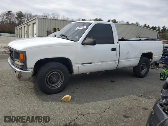 2000 GMC Sierra 1500 with VIN 1GTGC34R9YR154858, listed as a Copart auction lot 49158675 with 183,227 mi miles and Salvage Title. Bid and sale history available at DreamBid. Image 1.