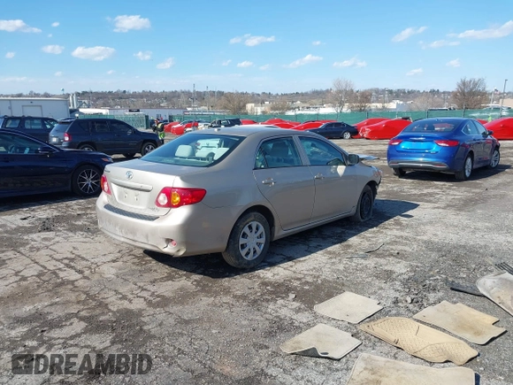 2009 Toyota Corolla with VIN 2T1BU40E19C102300, listed as a IAAI auction lot 41881241 with 154,765 mi miles. Bid and sale history available at carsss.com. Image 4.