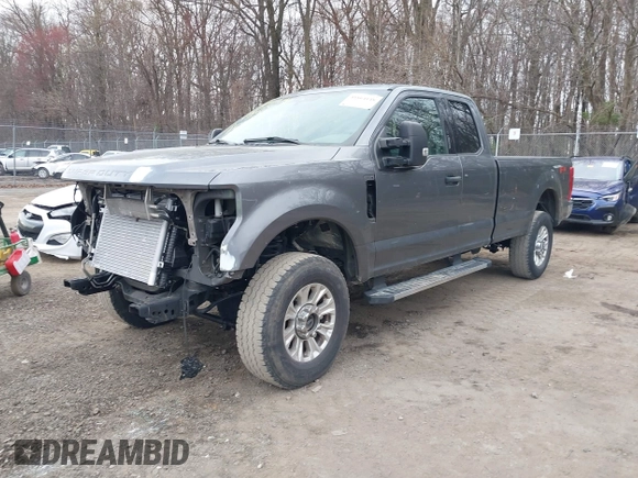 2021 Ford Super Duty F-250 SRW XL with VIN 1FT7X2B63MEC04131, listed as a IAAI auction lot 41864148 with 129,452 mi miles. Bid and sale history available at carsss.com. Image 2.