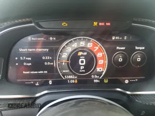 2017 Audi R8 z VIN WUAVACFX5H7903923, wystawiony jako Copart lot #57079895 z przebiegiem 53 882 mil mil oraz Szkody całkowita. Historia ofert i sprzedaży dostępna na DreamBid. Obrazek 9.