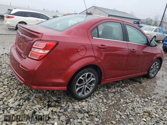 2019 Chevrolet Sonic LT z VIN 1G1JD5SB7K4137199, wystawiony jako Copart lot #51472935 z przebiegiem 25 142 mil mil oraz Szkoda całkowita • Salvage title. Historia ofert i sprzedaży dostępna na DreamBid. Obrazek 3.
