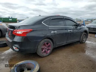 2017 Nissan Sentra SV with VIN 3N1AB7APXHY233990, listed as a Copart auction lot 59626525 with 100,069 mi miles and Salvage title. Bid and sale history available at DreamBid. Image 3.