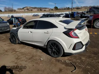 2019 Honda Civic Type R Touring z VIN SHHFK8G73KU201741, wystawiony jako Copart lot #43377445 z przebiegiem 76 807 mil mil oraz Szkoda całkowita • Salvage title. Historia ofert i sprzedaży dostępna na DreamBid. Obrazek 2.