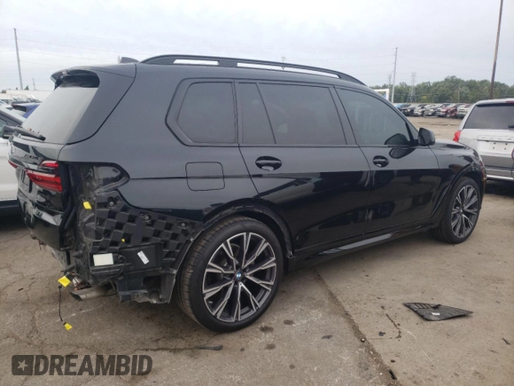2019 BMW X7 xDrive40i with VIN 5UXCW2C53KL082322, listed as a Copart auction lot 72996354 with 47,032 mi miles and Clean Title. Bid and sale history available at carsss.com. Image 3.
