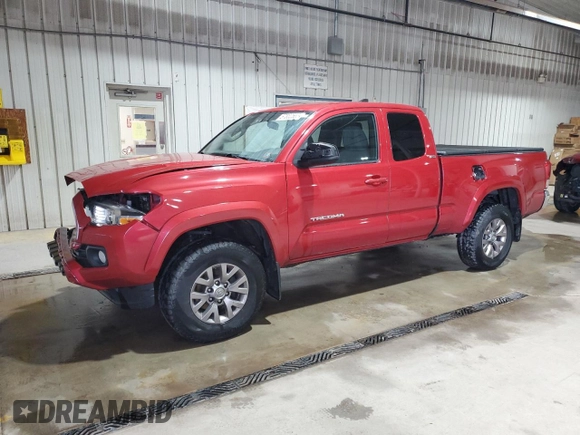 2017 Toyota Tacoma SR with VIN 5TFSX5EN8HX054073, listed as a Copart auction lot 57332555 with 225,217 mi miles and Salvage title. Bid and sale history available at DreamBid. Image 1.