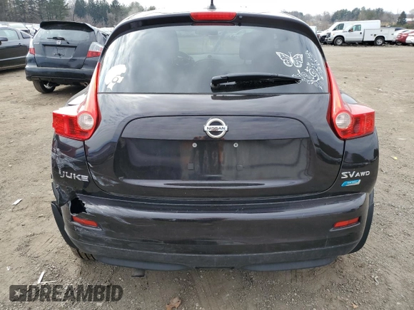 2014 Nissan Juke SV with VIN JN8AF5MV8ET483060, listed as a Copart auction lot 47833905 with 635 mi miles and Salvage Title. Bid and sale history available at DreamBid. Image 6.