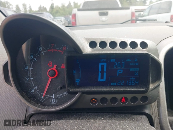 2015 Chevrolet Sonic LS with VIN 1G1JA6SHXF4134063, listed as a IAAI auction lot 42520887 with 221,364 mi miles and . Bid and sale history available at DreamBid. Image 7.