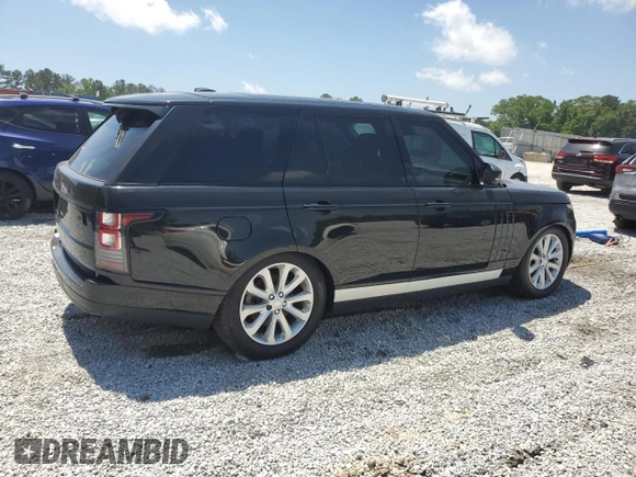 2015 Land Rover Range Rover HSE with VIN SALGS2VF9FA207533, listed as a Copart auction lot 57493925 with 42,765 mi miles and Clean title. Bid and sale history available at DreamBid. Image 3.