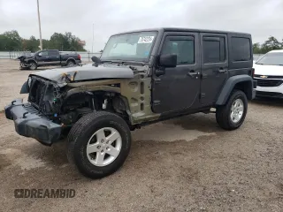2018 Jeep Wrangler JK Unlimited Sport S with VIN 1C4BJWDG5JL891712, listed as a Copart auction lot 70742224 with 89,860 mi miles and Salvage Title. Bid and sale history available at carsss.com. Image 1.