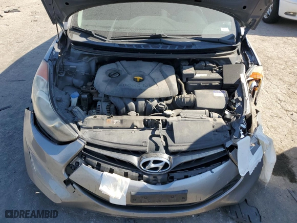 2013 Hyundai Elantra Coupe GS PZEV with VIN KMHDH6AE3DU000530, listed as a Copart auction lot 74739804 with 124,673 mi miles and Salvage Title. Bid and sale history available at carsss.com. Image 11.
