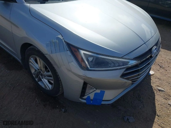 2020 Hyundai Elantra Value Edition with VIN KMHD84LF8LU948480, listed as a IAAI auction lot 41911470 with 73,649 mi miles. Bid and sale history available at carsss.com. Image 6.